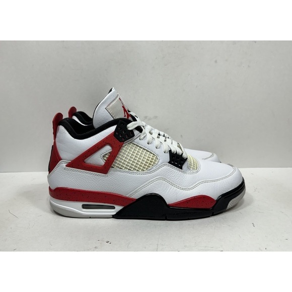 Air Jordan 4 Retro 2023 Red Cement Men\'s Size 9.5 DH6927-161 White‎ Sneakers